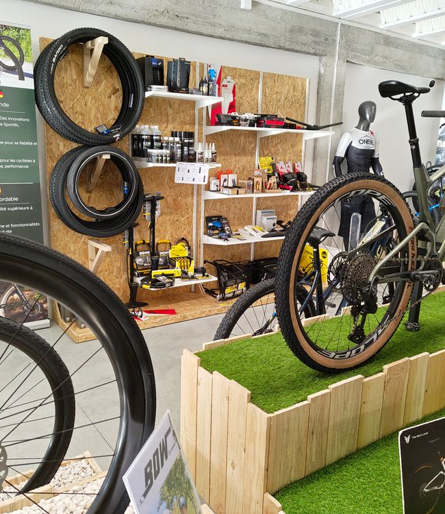 Atelier de réparation de vélo