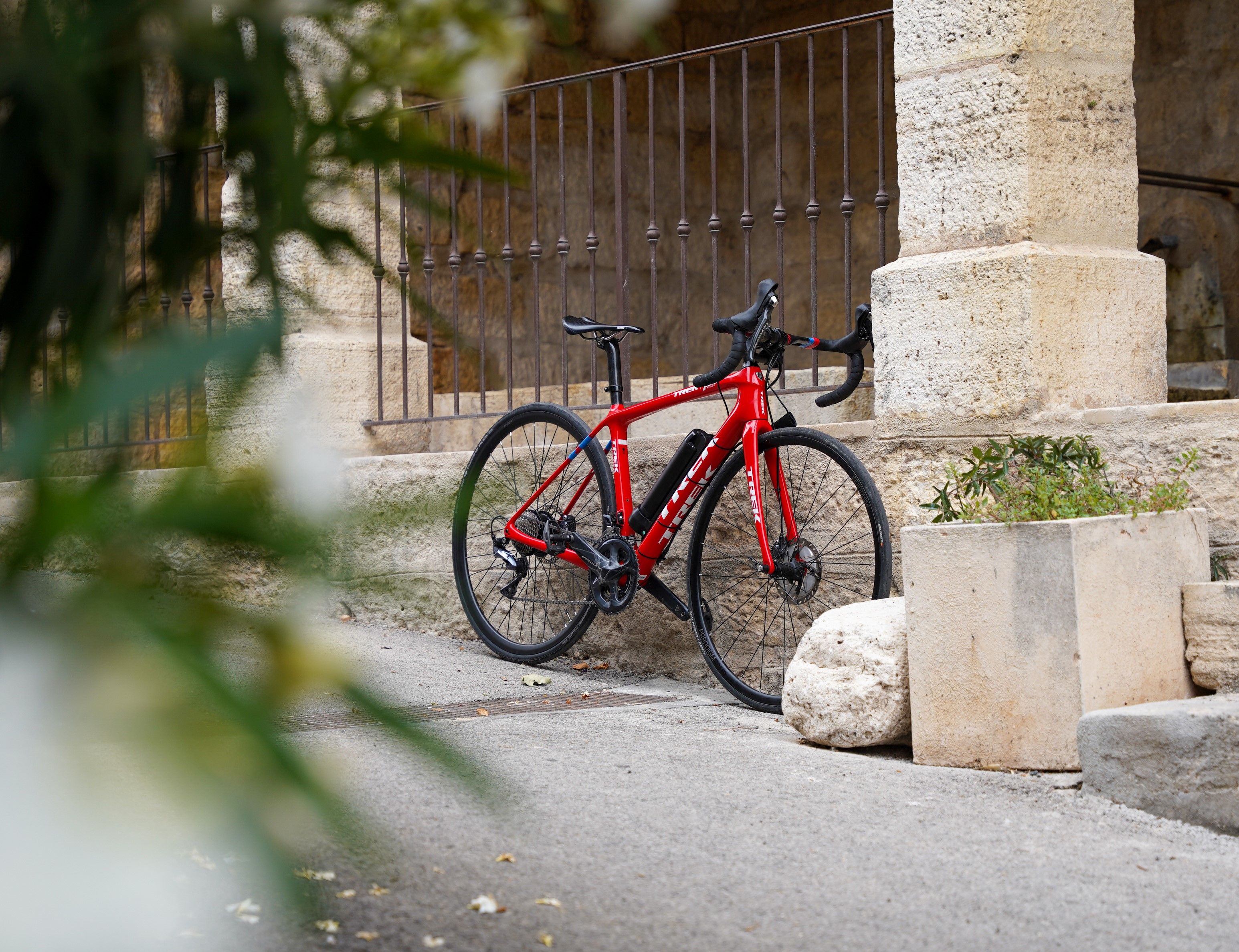 Kit d'électrification installé sur un vélo